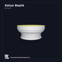 Poliüretan Kartonpiyer Klasik Sütun Başlığı - Oymalı Tasarım 28x28 cm