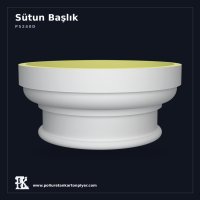 Klasik Kare Formlu Poliüretan Sütun Başlığı 56x56 cm