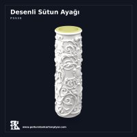 Poliüretan Klasik Kaideli Sütun Ayağı 39x36x103 cm
