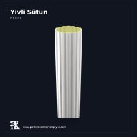 Poliüretan Dekoratif Yivli Sütun Gövdesi 20x240 cm
