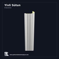 Poliüretan Dekoratif Yivli Yarım Sütun 10x20x240 cm