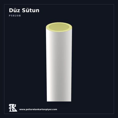 Poliüretan Sade Düz Sütun Gövdesi 20x240 cm