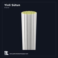 Poliüretan Yivli Dekoratif Sütun Gövdesi 30x240 cm