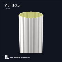 Poliüretan Kanellü Yivli Dekoratif Sütun Gövdesi 50x240 cm