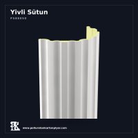 Dikey Yivli 40x80x240 cm Yarım Sütun Gövde Tasarımı