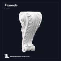 Poliüretan Akant Yapraklı Payanda 13x17x30 cm
