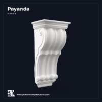 İhtişamlı Klasik Oyma Dekoratif Payanda 23x34x66 cm