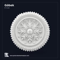 Kabartmalı Klasik Tavan Rozeti 32x32 cm