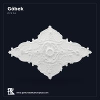 Geniş Ölçekli Poliüretan Kartonpiyer Tavan Göbeği 110x171 cm