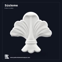 Poliüretan Kartonpiyer Akantus Desenli Dekor 12x12 cm