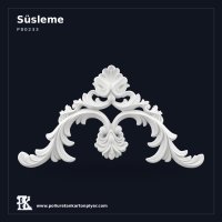 Klasik Desenli Poliüretan Dekoratif Aplik 26x47x3 cm