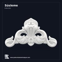 Poliüretan Kartonpiyer Klasik Oymalı Süsleme Motifi 15x27 cm