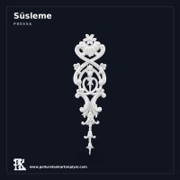 Klasik Oymalı Dikey Motif Duvar Süslemesi