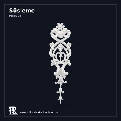 Klasik Oymalı Dikey Motif Duvar Süslemesi