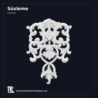 Akantus Rölyefli Poliüretan Duvar Süslemesi 28x19 cm