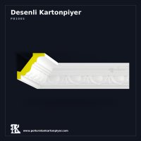 Rölyef Desenli Poliüretan Tavan Kartonpiyeri 6x6 cm