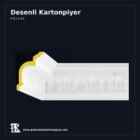 Poliüretan Yaprak Oymalı Tavan Kartonpiyeri 12x18 cm