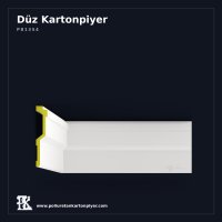 Poliüretan Kartonpiyer Düz Hatlı Tavan Profili 22 cm