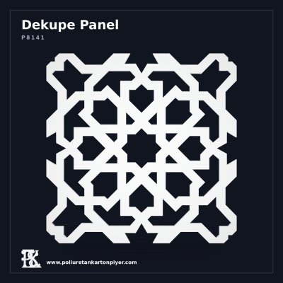 Poliüretan Kartonpiyer 62x62 cm Geometrik Oyma Panel