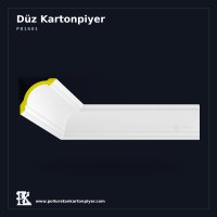 Poliüretan Kartonpiyer Düz Yüzeyli 10x10 cm Tavan Çıtası