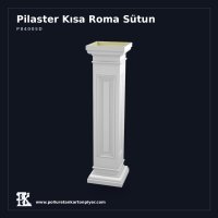 Dekoratif Kısa Roma Sütun 28x28x107 cm