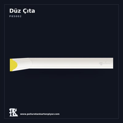Poliüretan İnce Düz Duvar Çıtası 14x24 mm