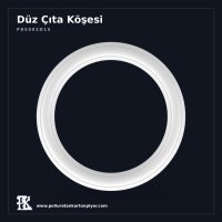 Poliüretan Düz Yuvarlak Duvar Çıta Köşesi 20x20 cm