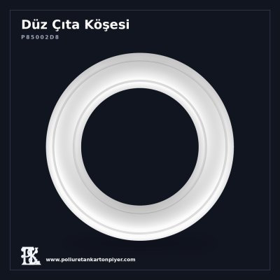 Poliüretan İçbükey Düz Çıta Köşesi 13x13 cm