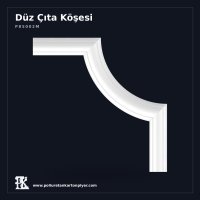 Minimalist Düz Çıta Köşe Birleşimi 18x18 cm