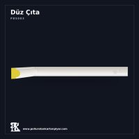 Minimalist Düz Çizgili Duvar ve Tavan Çıtası 1x2 cm
