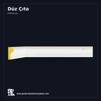 2x5 cm Düz Poliüretan Kartonpiyer Duvar Çıtası