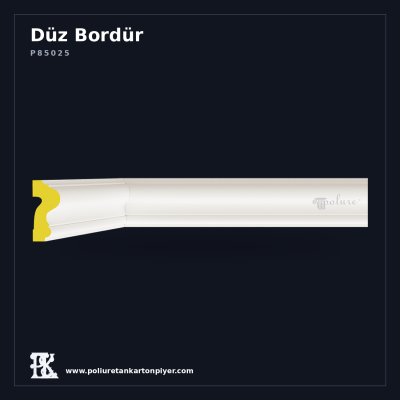 Minimalist Düz Bordür Duvar Profili 3x6 cm