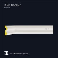 Geniş Tasarımlı Düz Bordür Duvar Çıtası 8 cm