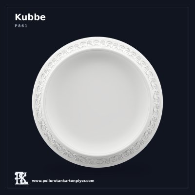 İç Bükey Kavisli Dekoratif Tavan Kubbesi 85x85 cm