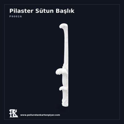 İyonik Kıvrımlı Klasik Pilaster Sütun Başlığı 15x14 cm