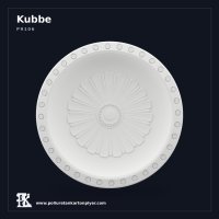 Poliüretan Klasik Motifli Tavan Kubbesi 134x134 cm