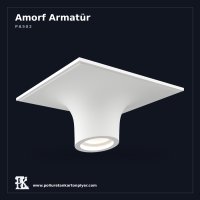 Poliüretan Amorf Formlu Armatür Göbeği 44x44 cm